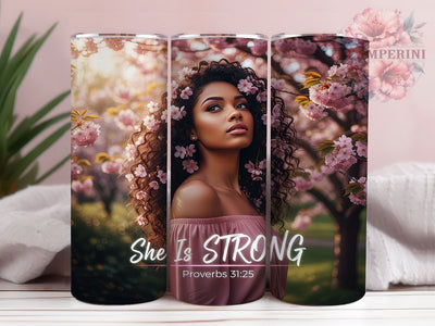 Black Queen Faith Inspiration Tumbler, Bible Verse Design, Faith Tumbler, Inspirational Christian Art, Empowered Black Woman, 20oz Tumbler, Sublimation Design Sublimation Li Zamperini 
