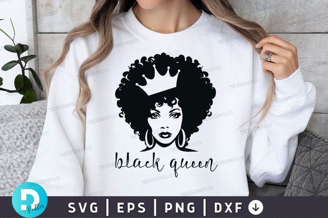 Black queen SVG Design SVG Regulrcrative 