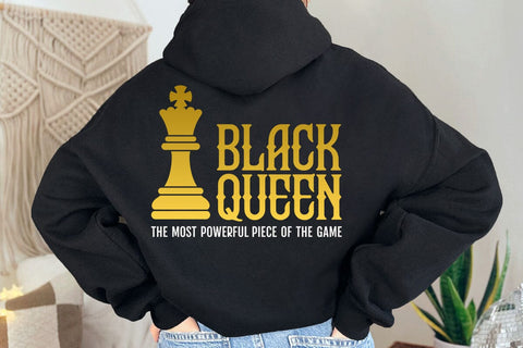 Black Queen the Most Powerful Piece of the Game Svg, The Most Powerful Chess Svg SVG DesignDestine 