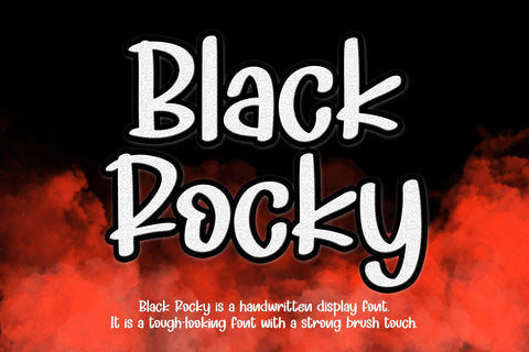 Black Rocky Font Afandi Studio 
