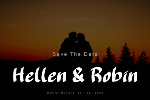 Black Romero Font Prasetya Letter 