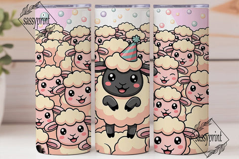 Black Sheep 20oz Tumbler Wrap Sublimation sassyprint 
