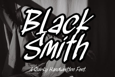Black Smith Font Afandi Studio 