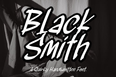 Black Smith Font Afandi Studio 
