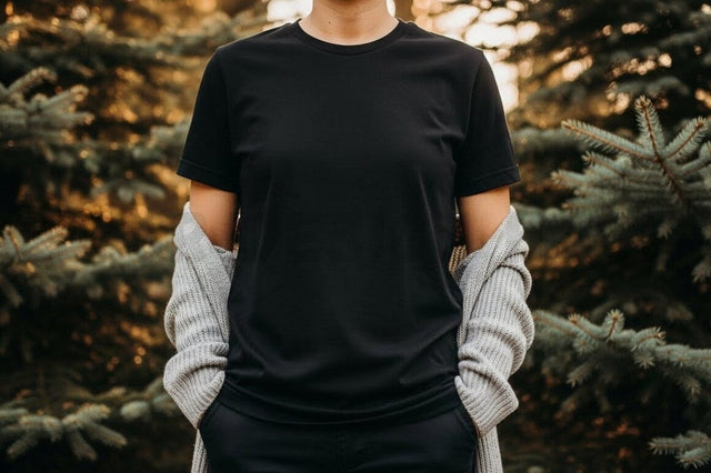 Black t-shirt mockup design Mock Up Photo Designangry 