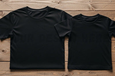 Black t-shirt mockup design Mock Up Photo Regulrcrative 