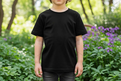 Black t-shirt outdoor mockup design Mock Up Photo Designangry 