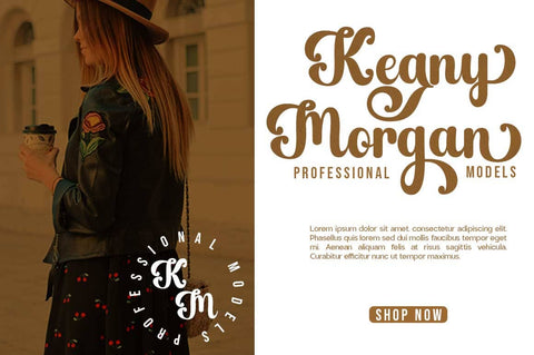 Black Vintage Script Font muhammadzeky 