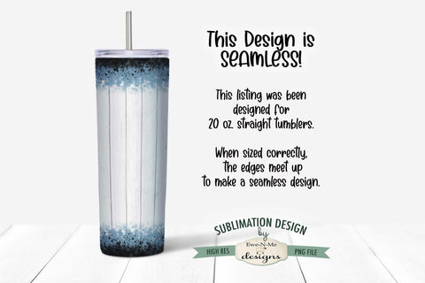 Black White Cow with Sunflowers 20oz Seamless Tumbler Wrap Sublimation Ewe-N-Me Designs 