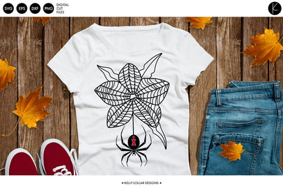 Black Widow Flower SVG Kelly Lollar Designs 