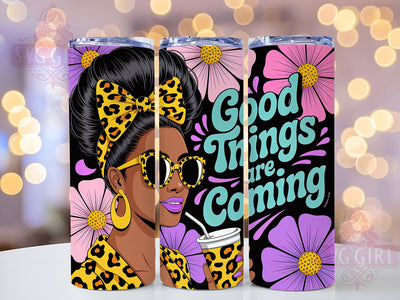 Black Woman Affirmation Tumbler, Inspirational Quote, Black Woman, Empowerment Art, 20Oz Tumbler, Sublimation Wrap, Digital Download Sublimation SvggirlplusArt 