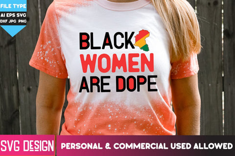 Black Woman Are Dope SVG Design, Black Woman Are Dope Sublimation PNG, Black History Month SVG,Black History Month Sublimation PNG, Black History Quotes,Black History SVG Cut Files, Juneteenth SVG Cut Files SVG BlackCatsMedia 