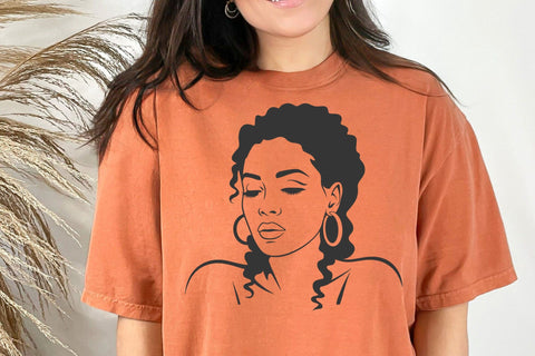 Black Woman Braids SVG: Afro Queen SVG DesignDestine 