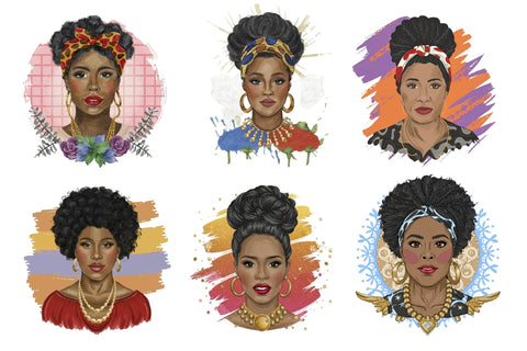 Black Woman Clipart Sublimation Rupkotha 