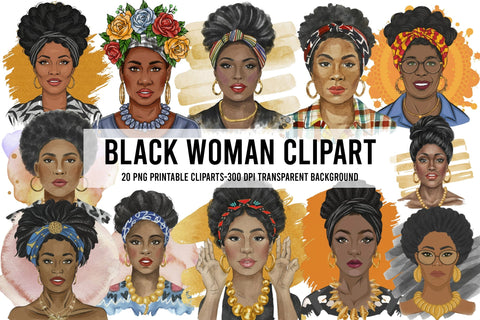 Black Woman Clipart Sublimation Rupkotha 