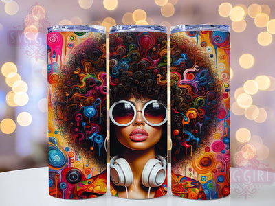 Black Woman Melanin Strong Empowerment Tumbler Wrap, Melanin Strong Wrap, Empowered Woman Design, 20oz Sublimation PNG, Strong Black Woman, Melanin Queen Tumbler, African American Pride Wrap Sublimation SvggirlplusArt 