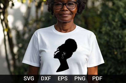 Black Woman SVG | Afro Woman SVG | Melanin SVG SVG Irina Ostapenko 