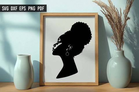 Black Woman SVG | Afro Woman SVG | Melanin SVG SVG Irina Ostapenko 