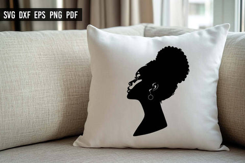 Black Woman SVG | Afro Woman SVG | Melanin SVG SVG Irina Ostapenko 