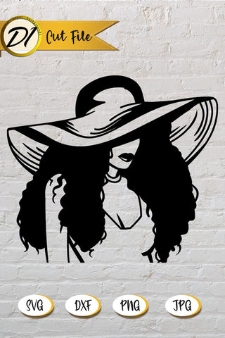 Black Woman SVG. Black Girl Paper Cut. American Woman SVG Evgenyia Guschina 