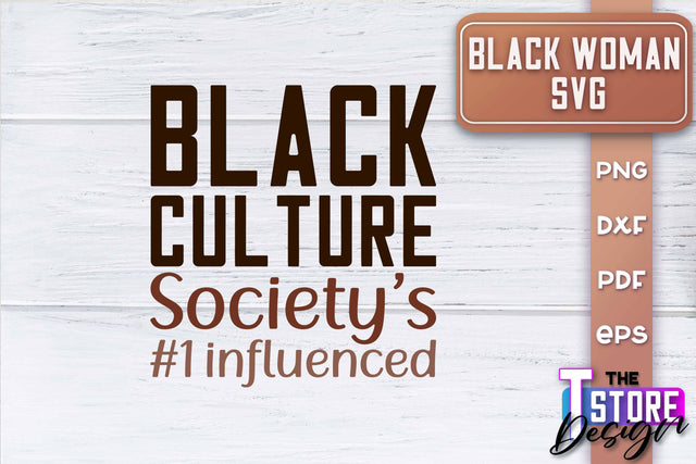 Black Woman SVG | Women Power SVG | Beauty SVG Design v.1 SVG The T Store Design 