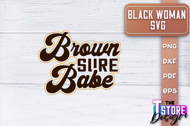 Black Woman SVG | Women Power SVG | Beauty SVG Design v.1 SVG The T Store Design 