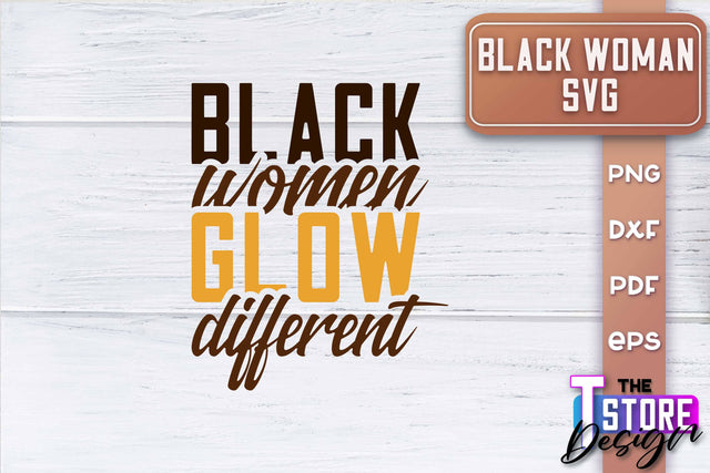 Black Woman SVG | Women Power SVG | Beauty SVG Design v.1 SVG The T Store Design 