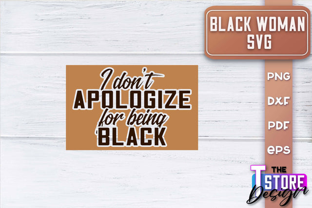 Black Woman SVG | Women Power SVG | Beauty SVG Design v.1 SVG The T Store Design 