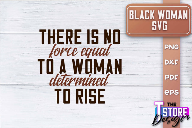 Black Woman SVG | Women Power SVG | Beauty SVG Design v.2 SVG The T Store Design 