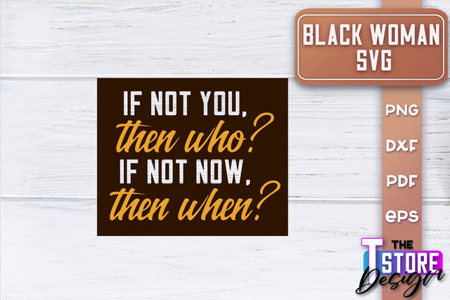 Black Woman SVG | Women Power SVG | Beauty SVG Design v.2 SVG The T Store Design 