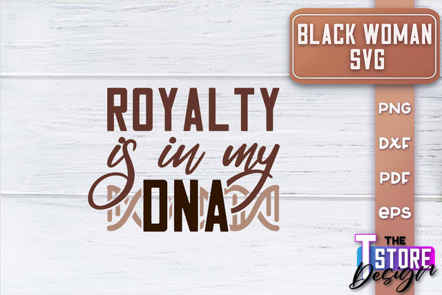 Black Woman SVG | Women Power SVG | Beauty SVG Design v.2 SVG The T Store Design 