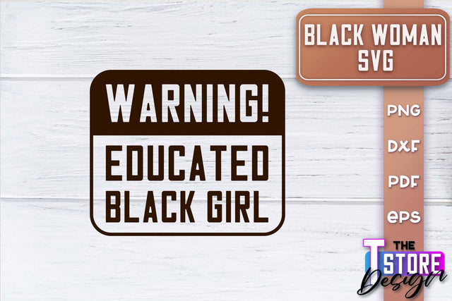 Black Woman SVG | Women Power SVG | Beauty SVG Design v.2 SVG The T Store Design 