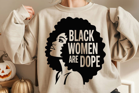 Black Women Are Dope SVG, Afro Woman Svg SVG DesignDestine 