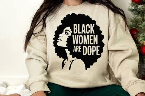 Black Women Are Dope SVG, Afro Woman Svg SVG DesignDestine 