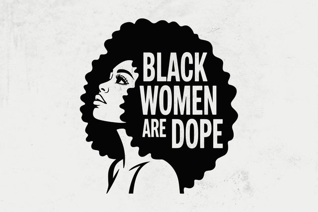 Black Women Are Dope SVG, Afro Woman Svg SVG DesignDestine 