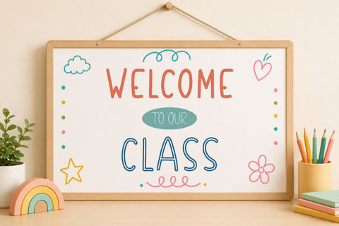 BlackBoard - Family Handwritten Font Font AnningArts Design 