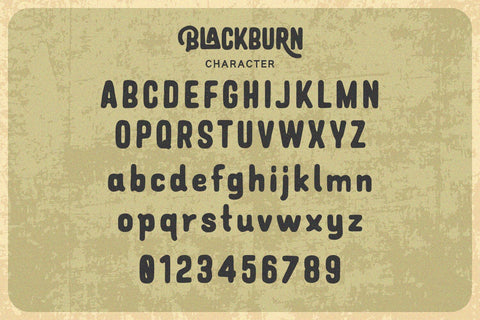 Blackburn - Vintage Font Font Alpaprana Studio 