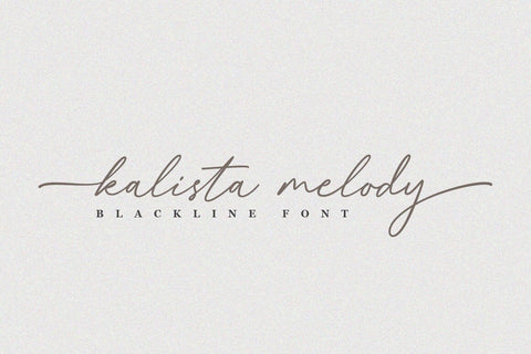 Blackline - Script Font with Swash Font Typebae 