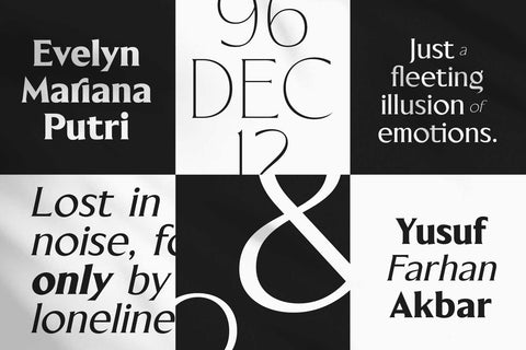 Blackney Font Family Font Arterfak Project 