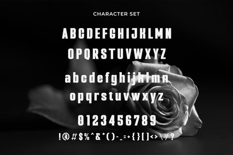 BlackRose - A Bold Condensed Sans Font studioalmeera 