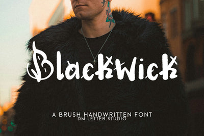 Blackwick Font Dm Letter Studio 