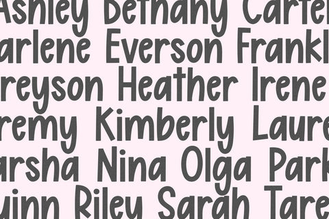Blake - Cute Handwritten Font Font KA Designs 