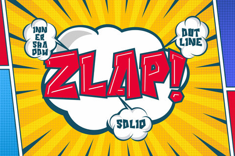 Blamtastic - 3d Comic Display Font Font Mozzatype 