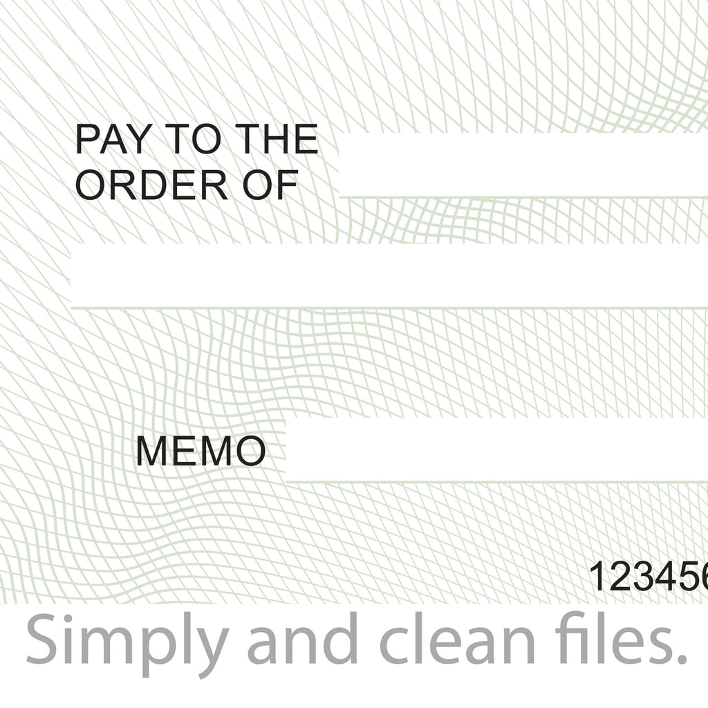 Cheque Paper Cut Blank check (business cheque design). Cut files for Cricut. Clip Art ...