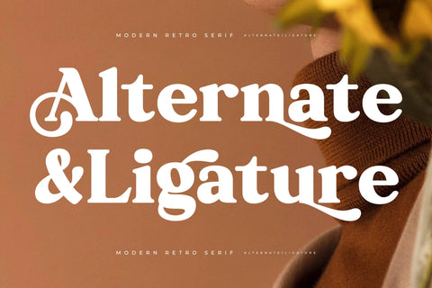 Blastge - Modern Retro Serif Font Letterena Studios 