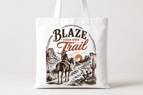 Blaze Your Own Trail Cowboy PNG | Western Sublimation PNG SVG BillahCrafts 