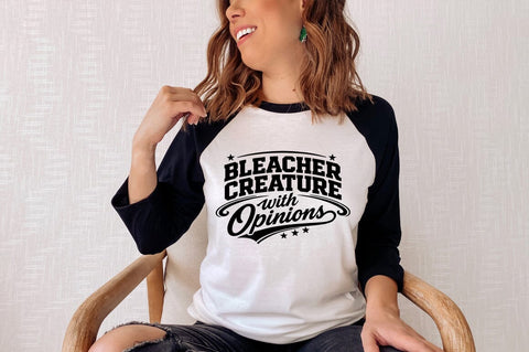 Bleacher Creature SVG, Hockey Mom SVG SVG Pickled Thistle Creative 