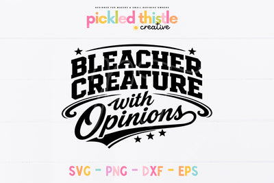 Bleacher Creature SVG, Hockey Mom SVG SVG Pickled Thistle Creative 