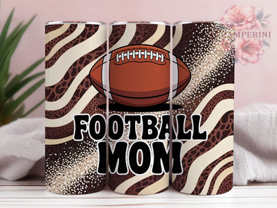 Bleacher Life Football Mom Tumbler Wrap, Game Day Tumbler, Bleacher Life Tumbler, Proud Football Mom, 20oz Skinny Tumbler, Team Mom Gift, Football Sublimation Sublimation Li Zamperini 