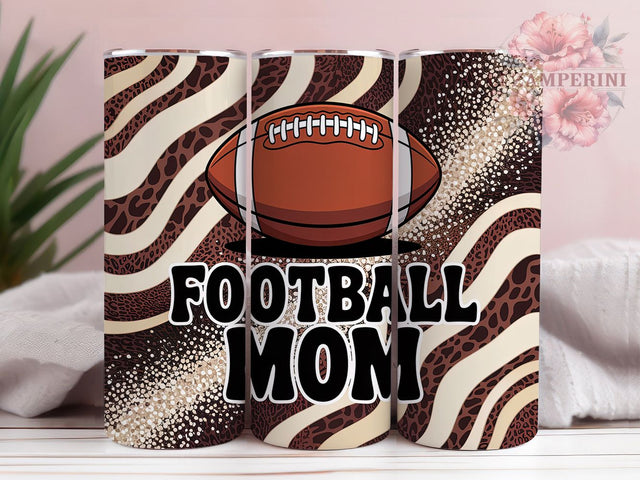 Bleacher Life Football Mom Tumbler Wrap, Game Day Tumbler, Bleacher Life Tumbler, Proud Football Mom, 20oz Skinny Tumbler, Team Mom Gift, Football Sublimation Sublimation Li Zamperini 